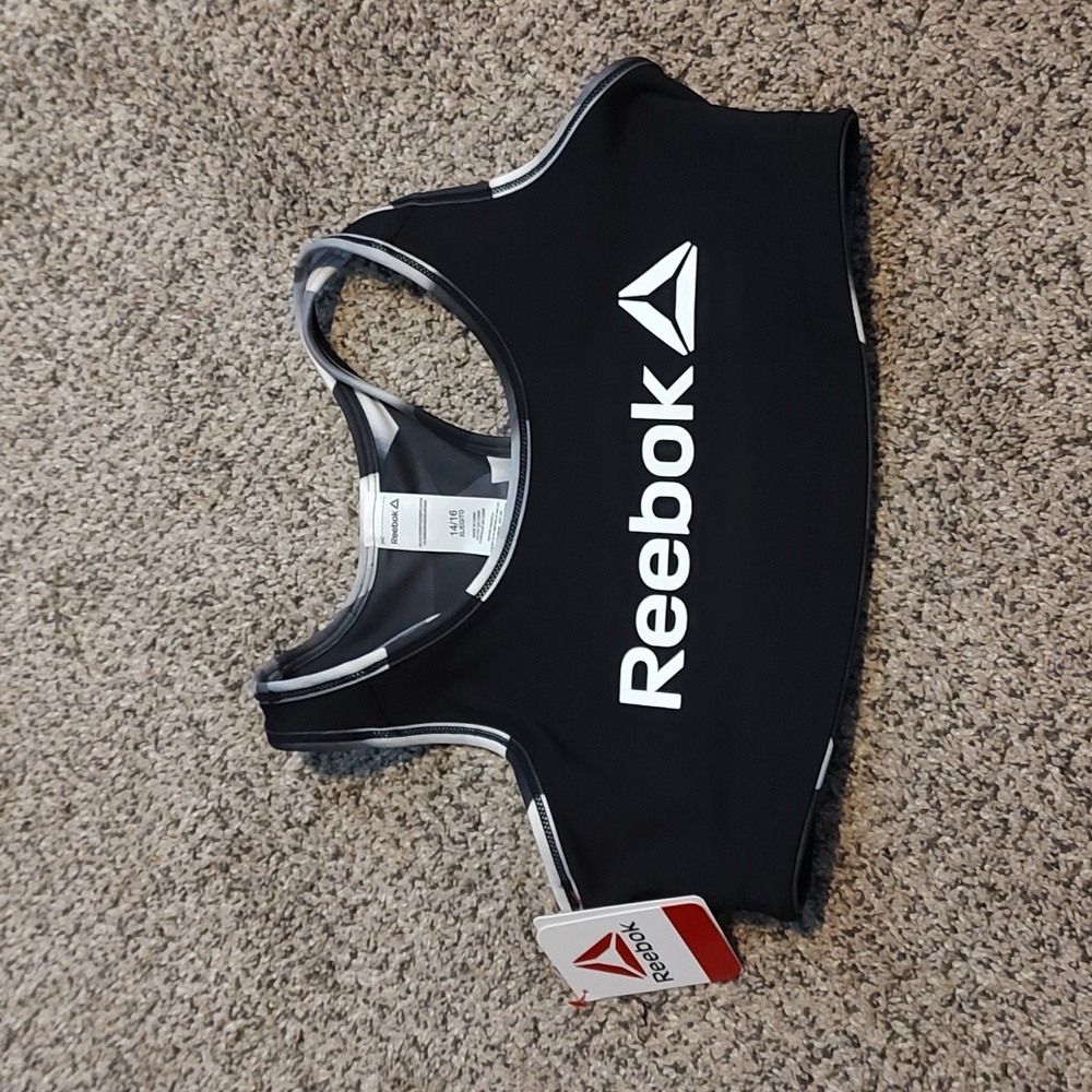 NWT Reebok XL (14/16) Reversible Sports Bra